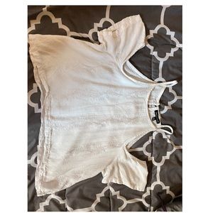 off the shoulder high neck crop top